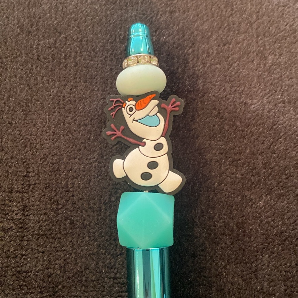 🍭Olaf Frozen beadable pen